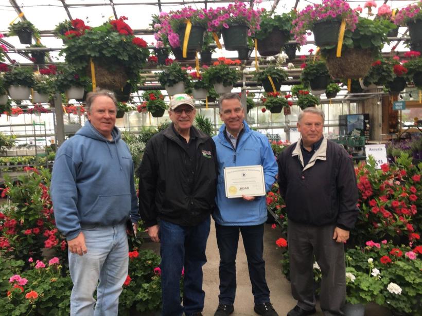 MDAR Commissioner Lebeaux Visits Flower Greenhouse Growers